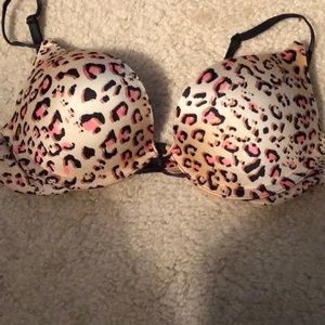 Victoria Secret cheetah print 32A push up bra